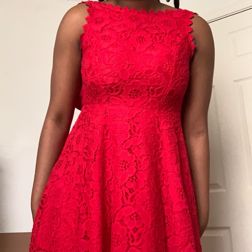 Red dress